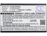 BLU C785039200T Replacement Battery For BLU D090L, D090U, D110L, D110U, D490L, D490U, Dash G, Dash M2, Dash X2, - vintrons.com