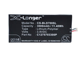 BLU C1275703300P Replacement Battery For BLU D700, D700A, D700i, S480u, Studio 7.0, Studio 7.0 HD, - vintrons.com