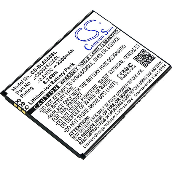 BLU C806242250L Replacement Battery For BLU S0350WW, S650P, Studio J8 LTE, - vintrons.com