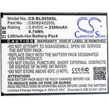 BLU C806242250L Replacement Battery For BLU S0350WW, S650P, Studio J8 LTE, - vintrons.com