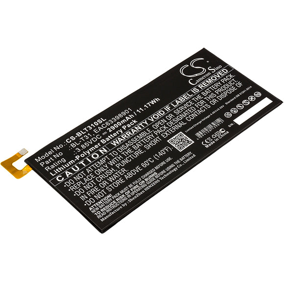 LG BL-T31, EAC63398901 Replacement Battery For LG G Pad F2 8.0, G Pad F2 8.0 LTE, LK460, - vintrons.com
