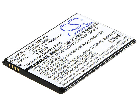 BLU C705104200L Replacement Battery For BLU Studio Mini Lite 2, W010Q, - vintrons.com