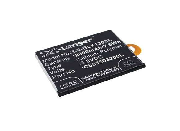 BLU C685303200L Replacement Battery For BLU Win Jr LTE, X130, X130q, - vintrons.com