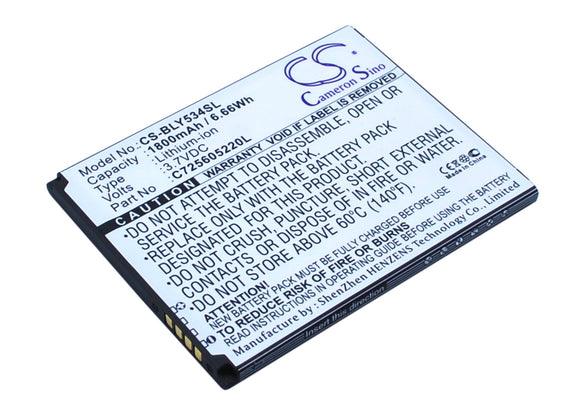 BLU C725605220L Replacement Battery For BLU Studio 5.0 HD, Studio 5.0 HD LTE, Y534Q, - vintrons.com