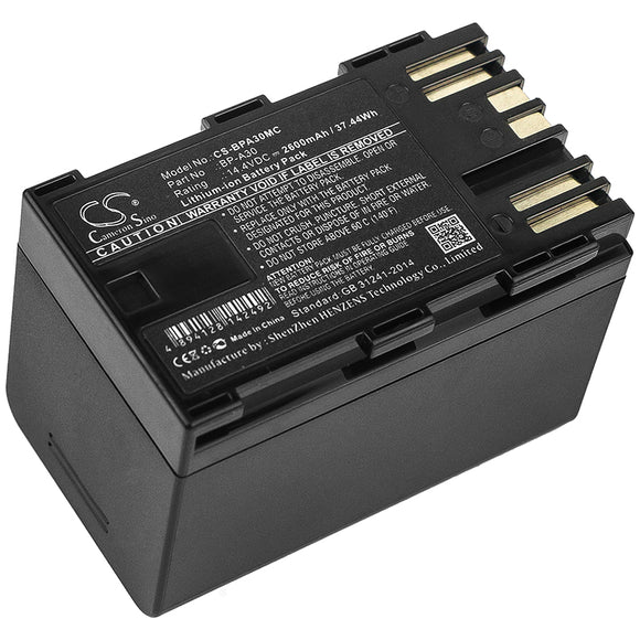2600mAh Canon BP-A30 Battery Replacement For Canon EOS C200, - vintrons.com