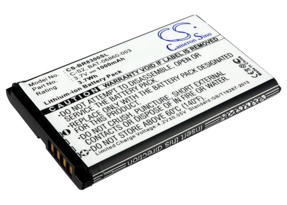 Battery For BLACKBERRY Aries, Curve 3G, Curve 3G 9300, Curve 3G 9330, - vintrons.com