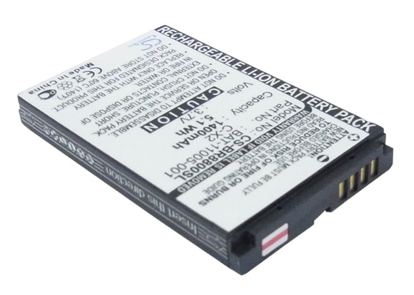 BLACKBERRY ASY-14321-001, BAT-11005-001, C-X2 Replacement Battery For BLACKBERRY 8800, 8800c, 8800r, 8820, 8830, 8830 World Editio, 8830B, - vintrons.com