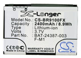 BLACKBERRY 30130001RM, BAT-24387-003, F-M1 Replacement Battery For BLACKBERRY Pearl 9100, - vintrons.com