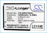 BLACKBERRY BAT-30615-006, JM1 Replacement Battery For BLACKBERRY Bold 9790, - vintrons.com