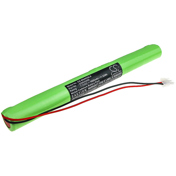 Battery For BAES FLUO EVAC,OVA TD310632, - vintrons.com