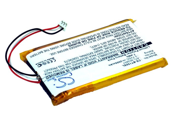 GLOBALSAT ATL903857, BP02-000540, GT920 Replacement Battery For GLOBALSAT 11-TR151-LIB-TN1, Telenav TR-150, Telenav TR-151, TR-150, TR-151, - vintrons.com