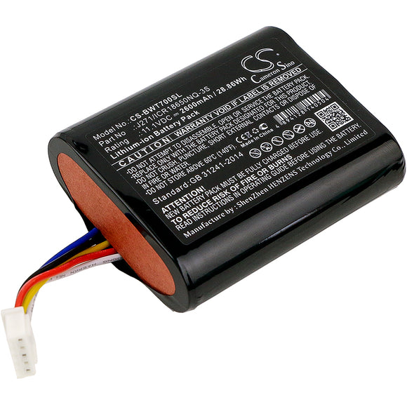 BOWERS & WILKINS J271/ICR18650NQ-3S Replacement Battery For BOWERS & WILKINS T7, - vintrons.com