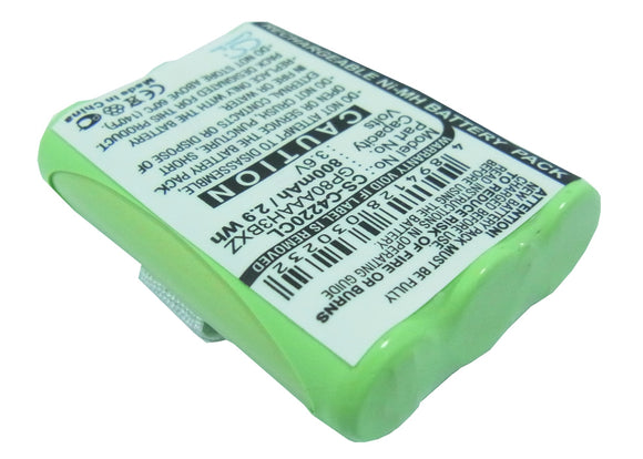 CLARITY GP80AAAH3BXZ Replacement Battery For CLARITY Professional C4220, Professional C4230, Professional C4230HS, - vintrons.com