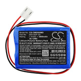 CONTEC 855183P-2S Replacement Battery For CONTEC ECG-600G, - vintrons.com