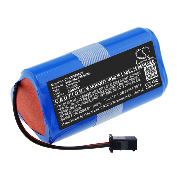 Battery For Cecotec Conga 890 Slim,