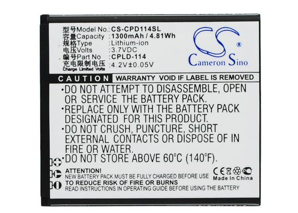 COOLPAD CPLD-114 Replacement Battery For COOLPAD 8079, - vintrons.com