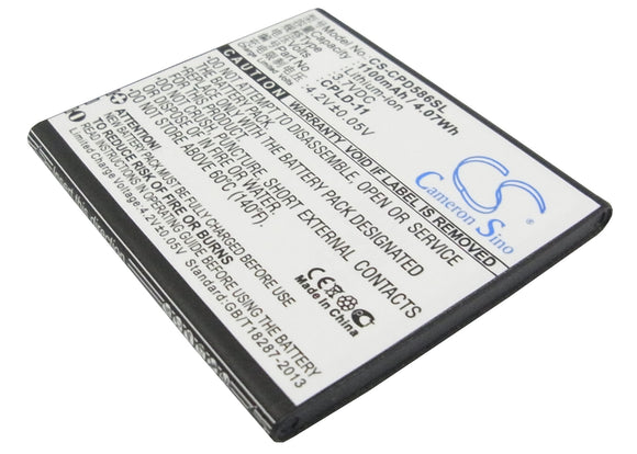 COOLPAD CPLD-11 Replacement Battery For COOLPAD 5860S, 5910, 7268, - vintrons.com