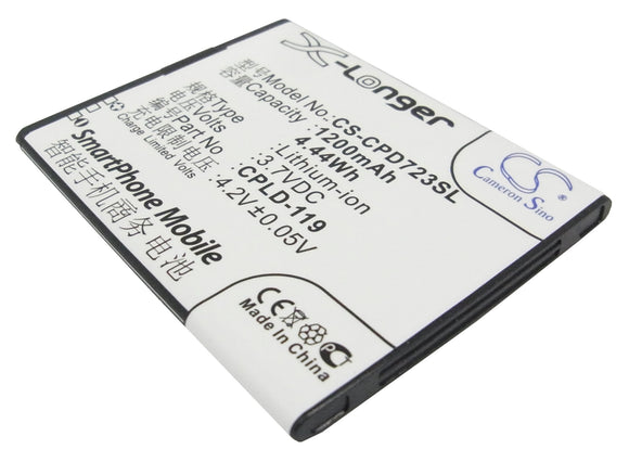 COOLPAD CPLD-119 Replacement Battery For COOLPAD 7232, - vintrons.com