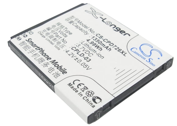 COOLPAD CPLD-03 Replacement Battery For COOLPAD 7266, - vintrons.com