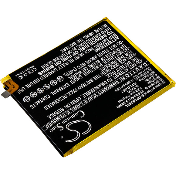 COOLPAD CPLD-382 Replacement Battery For COOLPAD 8298, 8298-A01, 8298-L00, Note 3 Lite, - vintrons.com