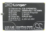 COOLPAD CPLD-317, CPLD-321 Replacement Battery For COOLPAD 1S, 9976A, 9976D, 9976T, - vintrons.com