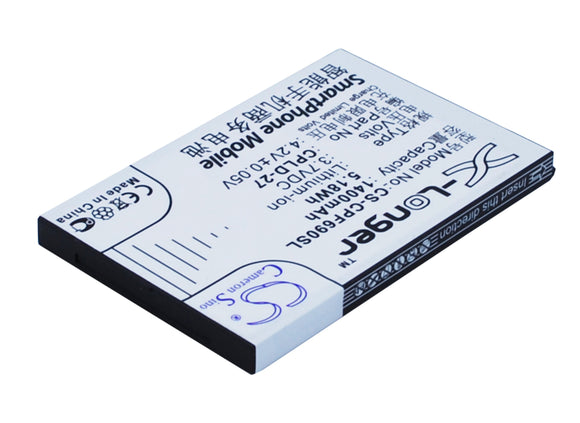 COOLPAD CPLD-27 Replacement Battery For COOLPAD 6168, 6168H, 6168N, 6268, 6268U, F69, N68, - vintrons.com