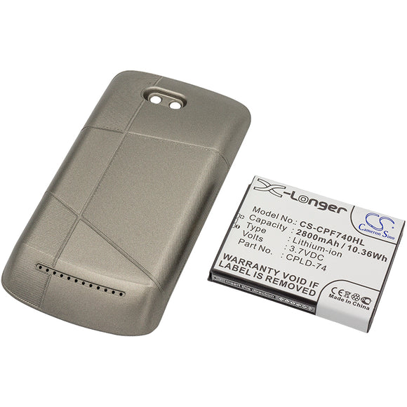 COOLPAD CPLD-74, / METROPCS CPLD-74 Replacement Battery For COOLPAD 5860, 5860e, / METROPCS CP5860EM, Quattro 4G, - vintrons.com