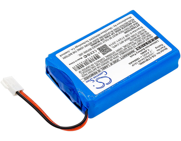 CTMS 1ICP62/34/48 1S1P Replacement Battery For CTMS Eurodetector, - vintrons.com
