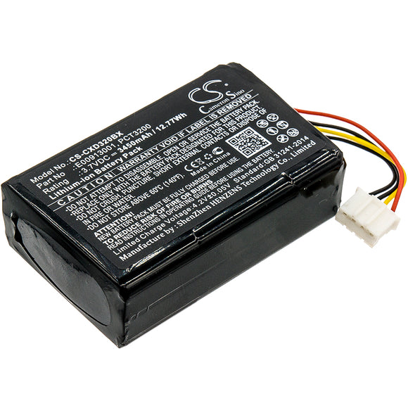 Battery For C-ONE e-ID, XGK-C-ONE-E-ID, (3450mAh) - vintrons.com