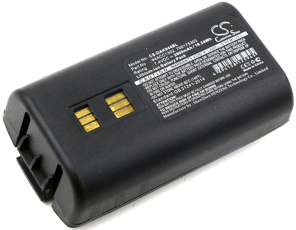 Battery For DATALOGIC 944501055, 944501056, 944501057, 944501088, - vintrons.com