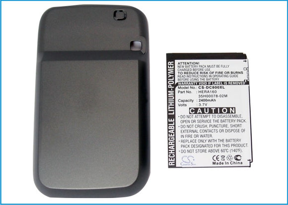 Battery For DOPOD C800, C858, / HTC Herald 100, P4350, / O2 XDA Terra, - vintrons.com