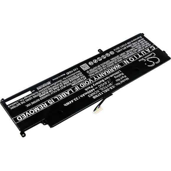 DELL WY7CG, XCNR3 Replacement Battery For DELL Latitude 13 7370, - vintrons.com