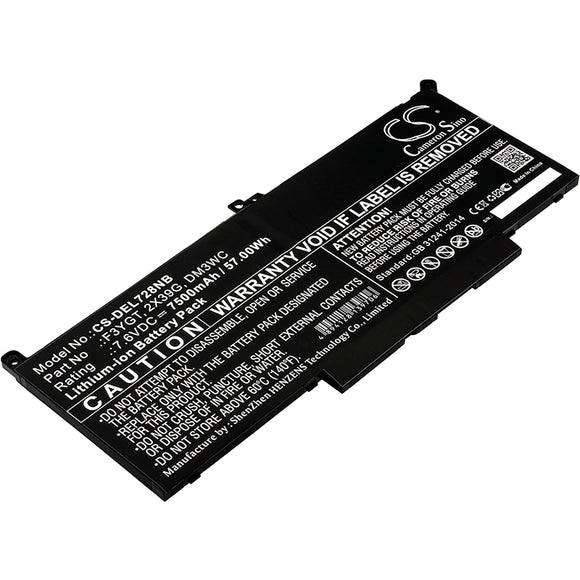 Battery For DELL Latitude 12 7000, Latitude 12 7290, Latitude 13 7000 7390, - vintrons.com