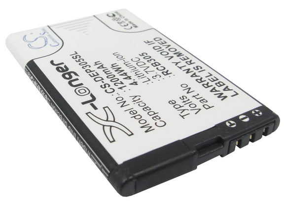 DORO RCB305, / MYPHONE MP-S-B Replacement Battery For AVUS AB07, / DORO Primo 305, / MYPHONE 3200, 3200i, 3200i DualSim, - vintrons.com