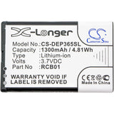 DORO RCB01 Replacement Battery For ALIGATOR C200, / DORO Primo 365, / SKYLINK Duos, - vintrons.com