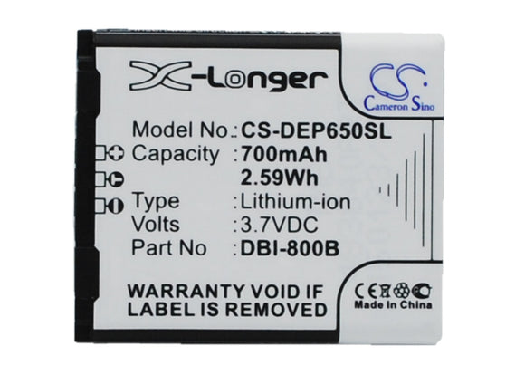 Battery For DORO Liberto 650,Secure 580,Secure 580IUP,