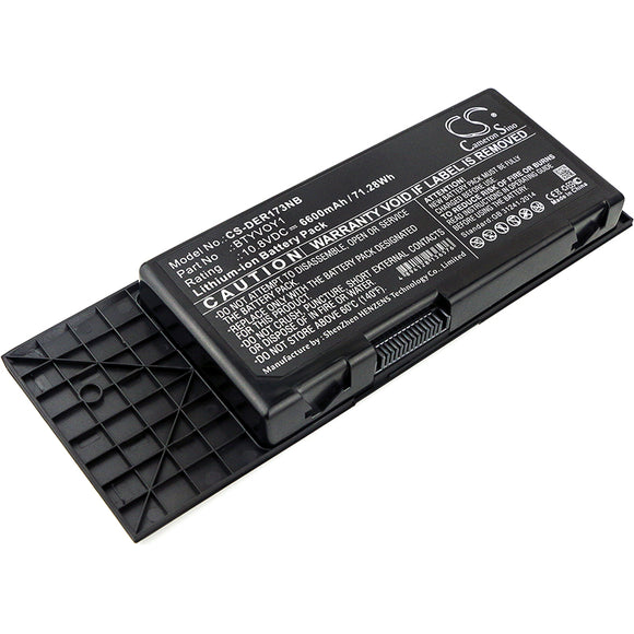 DELL BTYVOY1 Replacement Battery For DELL Alienware M17x R3, Alienware M17x R3-3D, Alienware M17x R4, - vintrons.com