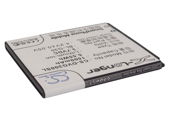 DOOV BL-G32, BL-G35 Replacement Battery For DOOV D300, D900, D900s, i1314, IEva D300, - vintrons.com
