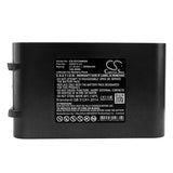Battery For DYSON DC58, DC61, DC62, DC72, V6 Absolute, - vintrons.com