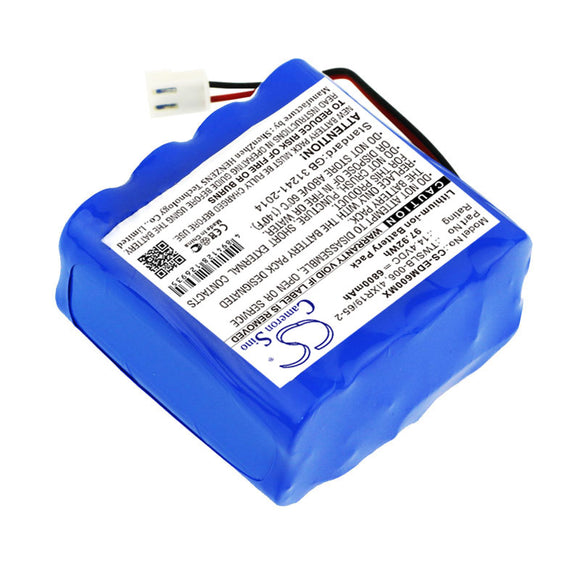 EDAN 4IXR19/65-2, TWSLB-006 Replacement Battery For EDAN F6, - vintrons.com
