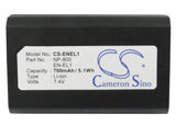 Battery For MINOLTA DG-5W, DiMAGE A200, / NIKON Coolpix 4300, - vintrons.com