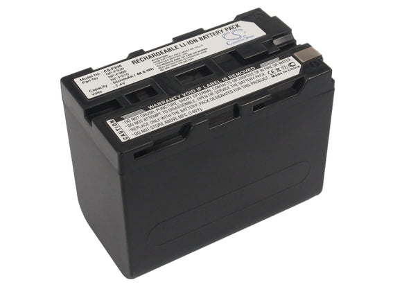 SONY NP-F930 Battery Replacement For SONY CCD-RV100, CCD-RV200, - vintrons.com