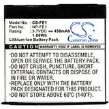 SONY NP-FE1 Replacement Battery For SONY Cyber-shot DSC-T7, Cyber-shot DSC-T7/B, Cyber-shot DSC-T7/S, - vintrons.com
