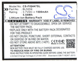 FLY BL5204 Replacement Battery For FLY ERA Life 1, IQ447, - vintrons.com