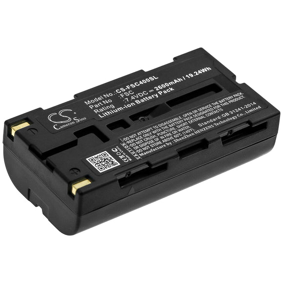 Battery For Fuji Portaflow-C FSC-3 Ultrasonic Flow Meter,
