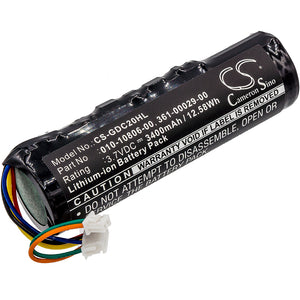 Battery For GARMIN Astro System DC20, DC20, DC30, DC40, Dog Tracking DC 20, (3400mAh) - vintrons.com