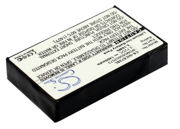 GIGABYTE WDM060602573 Replacement Battery For GIGABYTE GC-RAMDISK, GC-RAMDISK 1.1, GC-RAMDISK 1.2, i-RAM, - vintrons.com