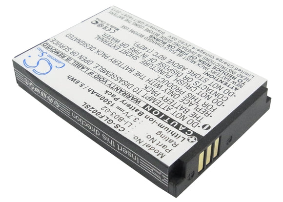 GOLF BUDDY LI-B03-02 Replacement Battery For GOLF BUDDY GB3, Platinum, Platinum Range Finder, World Platinum, World Platinum II, - vintrons.com