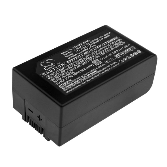 GE 2056410-001, 2066261-013, M2834 Replacement Battery For GE MAC 2000, MAC 2000 EKG, - vintrons.com