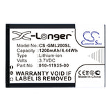 Garmin 010-11935-00 Battery Replacement For Garmin GLO 2, - vintrons.com